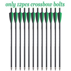 Hunting 20 inch Carbon Crossbow Bolts Crossbow Arrows +/or 100 Grain Broadheads