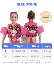 Gogokids Toddler Swim Vest For Kids 33-66 Pounds Toddler Floaties Water Wing