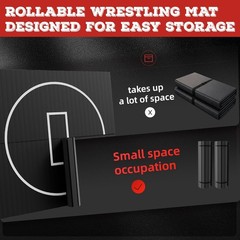 10 x 10 ft Wrestling Mat for home, Jiu Jitsu, BJJ, Wrestling Mats, Martial Arts