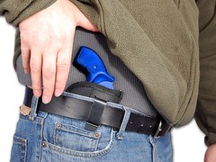 Barsony IWB Gun Concealment Holster for S&W 2&Prime; Snub Nose Revolver