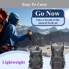 2X Telescopic Walking Trekking Poles Nordic Hiking Sticks Collapsible Alpenstock