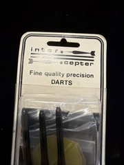 Vintage Target Brass Darts 20g Made in England with Classic Leather Case