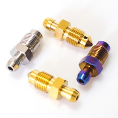 Titanium Bolts M6 M8 M10 Motorcycle Single Hole Brake Caliper Bleed Nipple