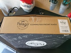 Pelago Commuter Front Rack (Aluminum LARGE Black) Bike Bicycle Front