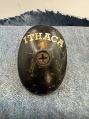ithaca 37 Wood Stock Pistol Grip Cap Medallion Original L 0352