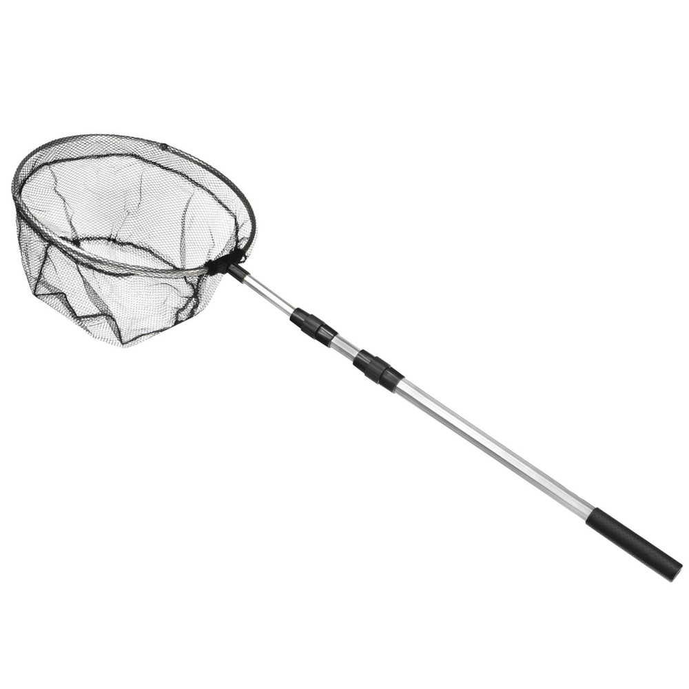 Floating Fishing Net Folding Round 6.2ft Telescopic Landing Pole Handle