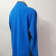Columbia Fleece 1/4 zip pullover Blue & Gray Mens size Large