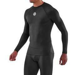 SUPER SALE | Skins Series-1 Mens Compression Long Sleeve Top (Black)