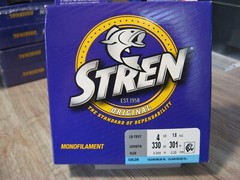 Stren Original Monofilament Fishing Line 4 LB 330 Yards CLEAR BLUE Mono