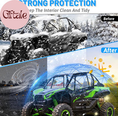 Soft Upper Doors for Kawasaki Teryx KRX 1000 2020 to 2026 Cab Enclosure