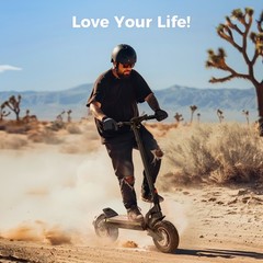 Dual Motor Electric Scooter Adult 2000W Off-Road 50Miles Range 38MPH Fast Speed