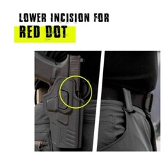 Beretta 92FS/92X/M9/M9A4/96 A1 Level 2 OWB Paddle Holster w Quick Release Button