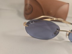 RAY BAN RB3767 001 4C Arista Gold Blue Gradient Unisex 54 mm Sunglasses