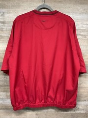 Nike Golf Men’s Red Short Sleeve V-Neck Pullover Windbreaker Jacket Size XL
