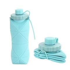 Collapsible Water Bottle,BPA Free Silicone Reusable Foldable Travel Water Bottle