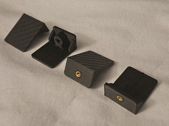 Onewheel+ XR and Fungineers X7/X10 Set of 4 Cable Retainers 3D Printed in Black