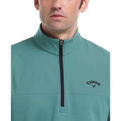 NEW Mens Callaway Green 1/4 Zip Pullover Size Large