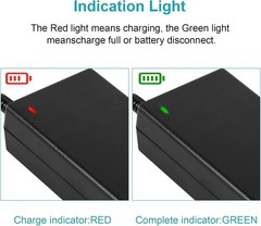 42V 2A Charger for Hiboy S2 Pro, S2 Lite, S2, KS4, KS4 Pro, NEX, NEX3, NEX5