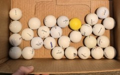 30 Golf Balls Of Varies Brands And Types See Pictures For Details.