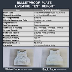 Body Armor Bulletproof Vest NIJ 3A Stab-Proof Concealed Undershirt for Security