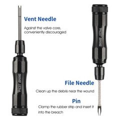 WEST BIKING Bicycle Tubeless Tire Repair Tool Kit Bike Tyre Puncture Sealant