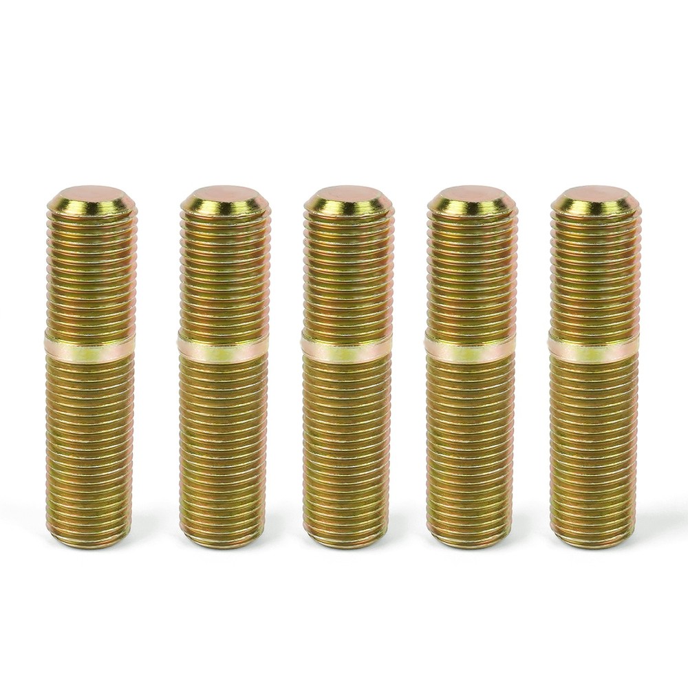 5 Pack Screw-In Trailer Wheel Studs 1/2&Prime;-20 x 2&Prime;, Lug Bolts for Hubs 03372