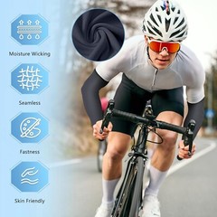 UPF 50 Cooling Arm Sleeves Sun Protection Compression Arm Sleeves for Men Women