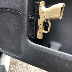 Quickdraw Gun Magnet Mount Holster Handgun Mount for Vehicle Truck Car Wall Safe