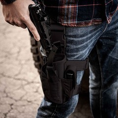US Tactical Drop Leg Holster Adjustable Right Hand Thigh Pistol Gun Holster