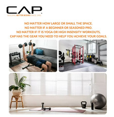 CAP Barbell 12lb Coated Rubber Hex Dumbbell, Pair