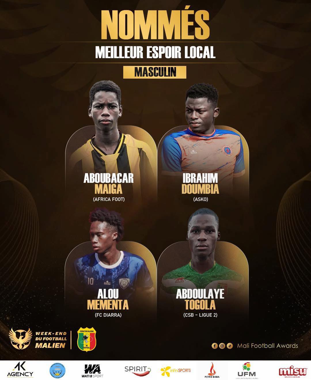 You are currently viewing Nommés meilleur espoir local malien